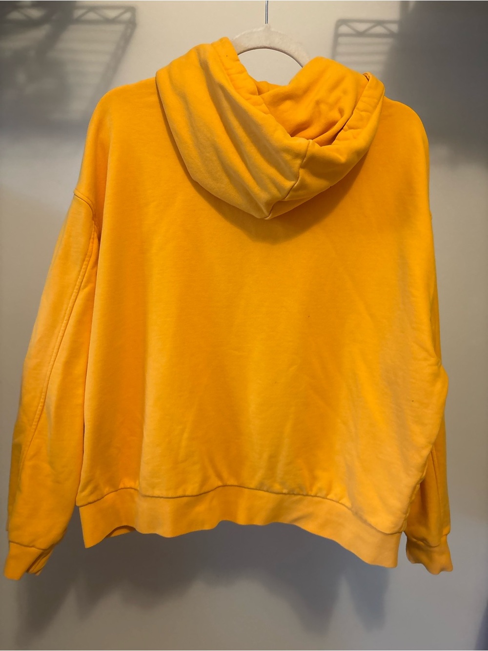 ArmedAngels German ethical brand organic cotton sunshine Yellow Pullover Hoodie - Picture 9 of 13